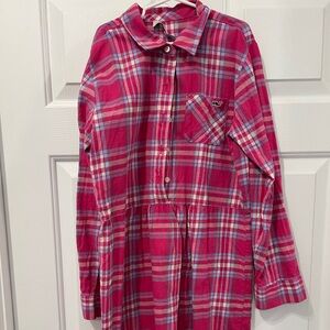 Vineyard Vine Girls Flannel Dress